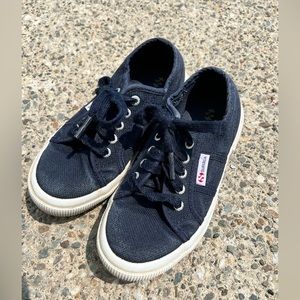 Kids Superga Lace Up Shoes